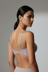Zivame Double Layered Non Wired Medium Coverage Strapless Bra - Wind Chime — thumbnail 2